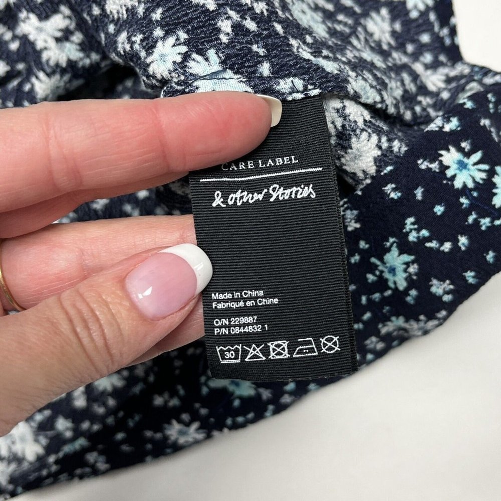 & Other Stories Floral Print Top - Picture 9 of 9